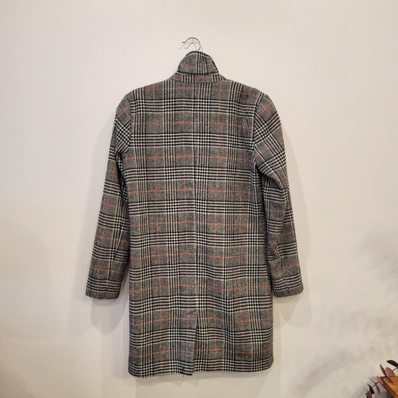 Jacqueline de Yong Plaid Coat Extra Small - Picture 5 of 5